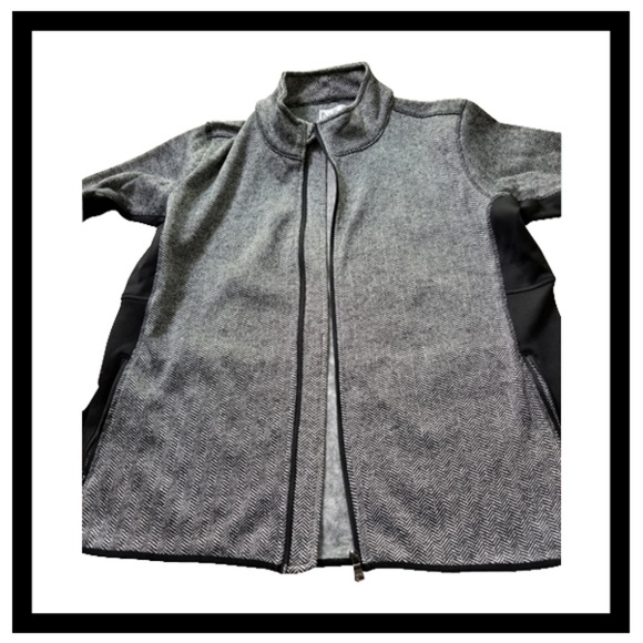 Andrew Marc Performance Zip Jacket XXL BLACK WHITE - Picture 5 of 6